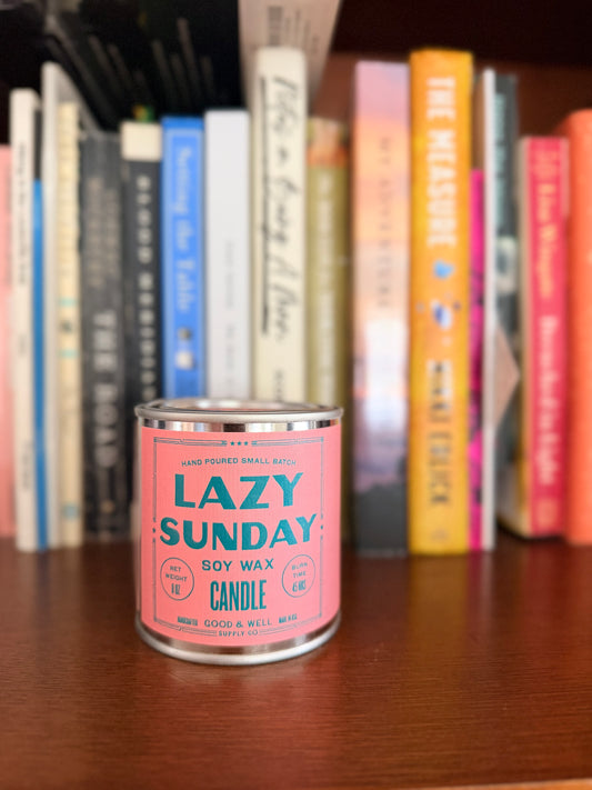 Good & Well Premium Candle | Lazy Sunday Edition