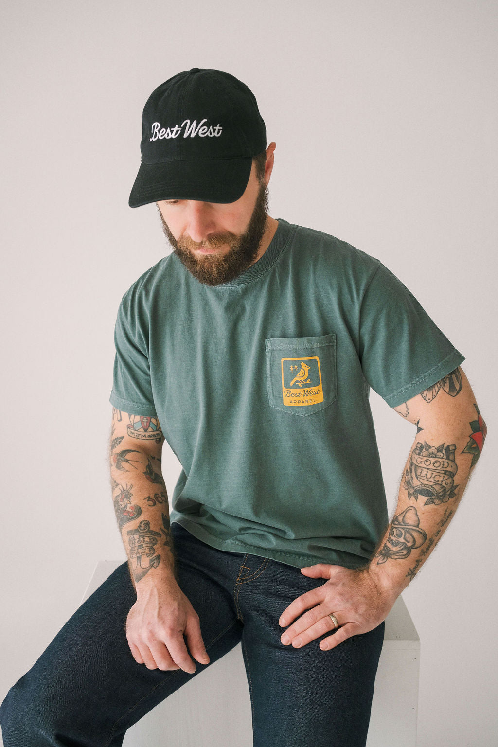 Best West Badge Pocket Tee